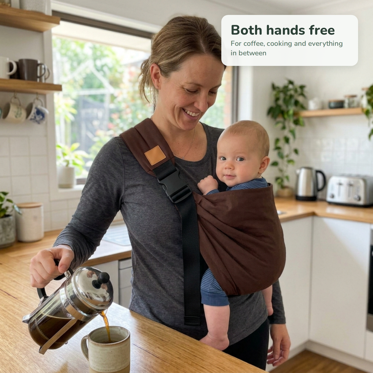 The Everyday Sling – One-Shoulder Baby Carrier
